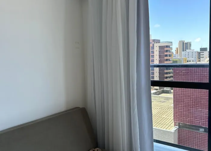 Lindo Flat No Compact Tambau 8 Andar Em Tambau Vista Para O Mar
