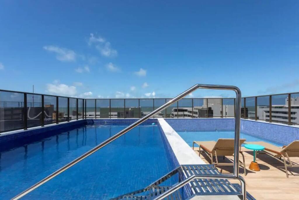 Lindo Flat No Compact Tambau 8 Andar Em Tambau Vista O Mar